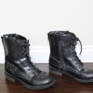 Black Combat Boots